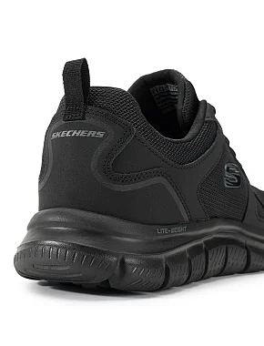 Чоловічі кросівки Skechers TRACK текстильні чорні - фото 7 - Miraton