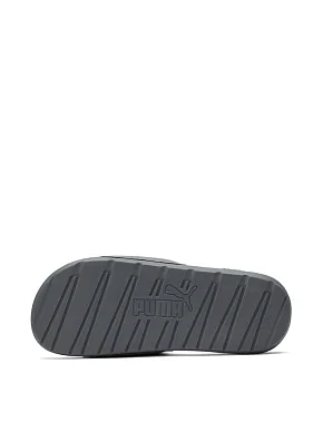 Чоловічі шльопанці PUMA Cool Cat 2.0 з екошкіри сірі - фото 4 - Miraton