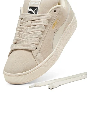 Жіночі кеди PUMA Suede XL замшеві бежеві - фото 4 - Miraton