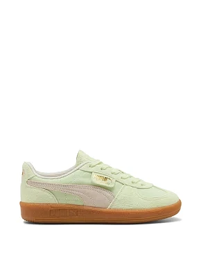 Жіночі кеди PUMA Palermo Vintage замшеві зелені - фото  - Miraton