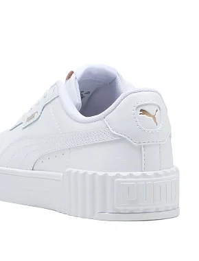 Женские кеды PUMA Carina 3.0 кожаные белые - фото 3 - Miraton