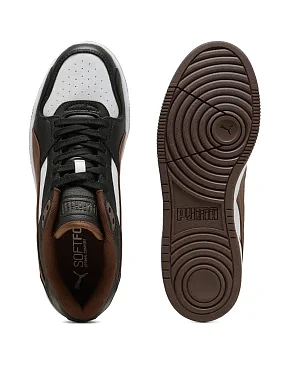 Мужские кеды PUMA RBD Break Low кожаные черные - фото 1 - Miraton