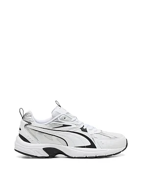 Женские кроссовки PUMA Milenio tech_ из экокожи белые - фото  - Miraton