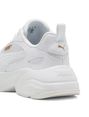 Женские кроссовки PUMA CASSIA 2.0 из экокожи белые - фото 3 - Miraton