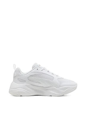 Женские кроссовки PUMA CASSIA 2.0 из экокожи белые - фото 5 - Miraton