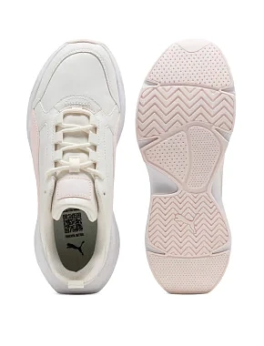 Женские кроссовки PUMA Cassia 2.0 L из экокожи молочного цвета - фото 1 - Miraton