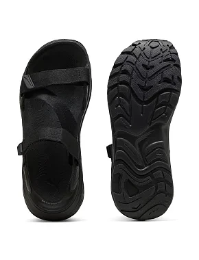 Жіночі сандалі PUMA Hypnotic Sandal LT текстильні чорні - фото 3 - Miraton