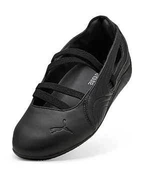 Жіночі балетки PUMA Speedcat Ballet Lthr Wns шкіряні чорні - фото 3 - Miraton