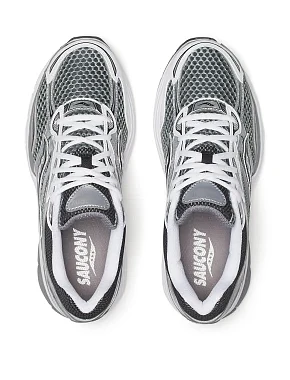 Чоловічі кросівки Saucony PROGRID OMNI 9 з екошкіри сірі - фото 2 - Miraton