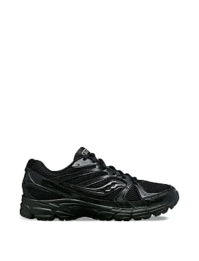 Мужские кроссовки Saucony RIDE MILLENNIUM из экокожи черные - фото  - Miraton