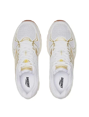 Жіночі кросівки Saucony RIDE MILLENNIUM з екошкіри молочного кольору - фото 3 - Miraton