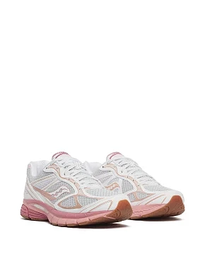 Жіночі кросівки Saucony GUIDE 7 з екошкіри білі - фото 2 - Miraton