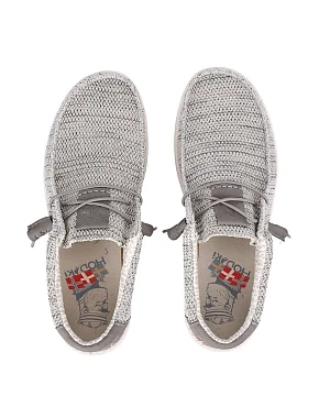 Чоловічі туфлі Hodaki CAPTAIN TIGHT текстильні світло-сірі - фото 3 - Miraton