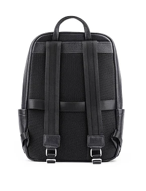 Рюкзак шкіряний чорний - фото 2 - Miraton