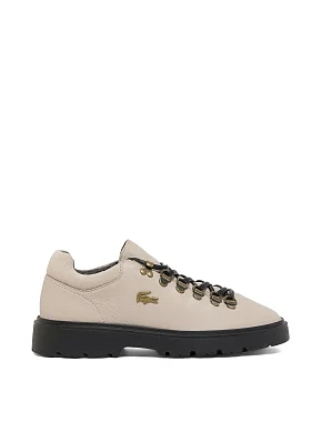 Жіночі кеди Lacoste BASESHOT сірі шкіряні - фото  - Miraton
