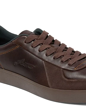 Жіночі кеди Lacoste BASESHOT сірі шкіряні - фото 5 - Miraton