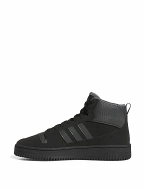 Чоловічі черевики Adidas BREAK START MID WINTERIZED чорні з екошкіри - фото 5 - Miraton