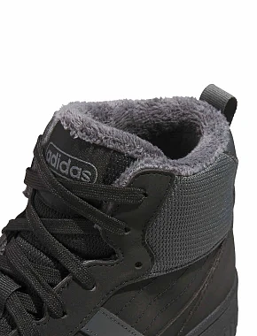 Чоловічі черевики Adidas BREAK START MID WINTERIZED чорні з екошкіри - фото 6 - Miraton