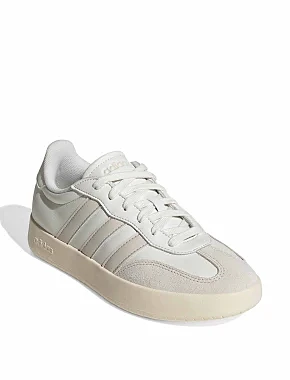 Женские кеды Adidas BARREDA молочные кожаные - фото 3 - Miraton
