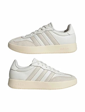 Женские кеды Adidas BARREDA молочные кожаные - фото 6 - Miraton