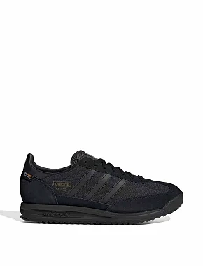 Чоловічі кросівки Adidas SL 72 RS чорні шкіряні - фото  - Miraton