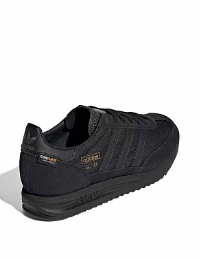 Чоловічі кросівки Adidas SL 72 RS чорні шкіряні - фото 4 - Miraton