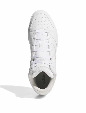 Женские ботинки Adidas HOOPS MID CLASSIC белые из экокожи - фото 1 - Miraton