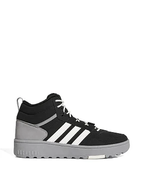 Чоловічі черевики Adidas HOOPS 4.0 MID WINTERIZED чорні з екошкіри - фото  - Miraton