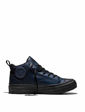 Чоловічі черевики Converse Chuck Taylor All Star Malden Street Boot чорні з екошкіри - фото  - Miraton