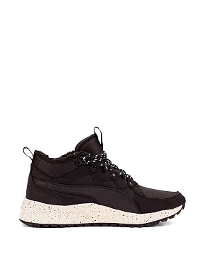 Чоловічі кросівки Asics GEL-QUANTUM 180 VIII чорні з екошкіри - фото  - Miraton