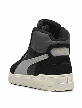 Чоловічі черевики PUMA Shuffle Downtown Mid WTR чорні синтетичні - фото 4 - Miraton