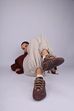 Кросівки жіночі PUMA CATCH SOLEIL SD коричневі шкіряні - фото 7 - Miraton