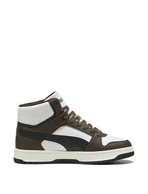 Жіночі черевики PUMA Rebound Slam Mid коричневі синтетичні - фото  - Miraton