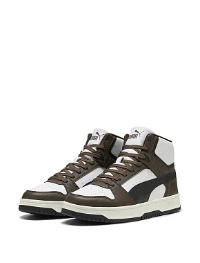 Жіночі черевики PUMA Rebound Slam Mid коричневі синтетичні - фото 2 - Miraton