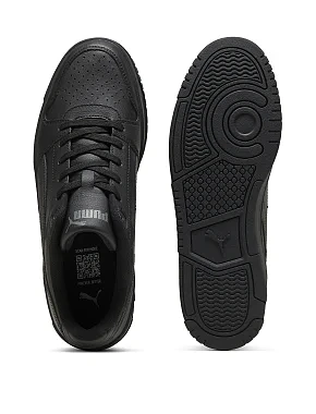 Унисекс кеды PUMA Rebound Slam Lo черные синтетические - фото 1 - Miraton