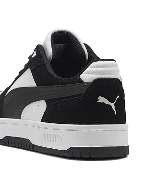 Мужские кеды PUMA Rebound Slam SD черные кожаные - фото 3 - Miraton
