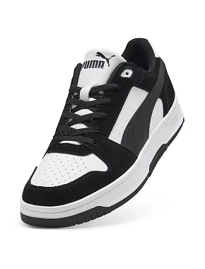 Мужские кеды PUMA Rebound Slam SD черные кожаные - фото 4 - Miraton