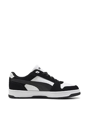 Мужские кеды PUMA Rebound Slam SD черные кожаные - фото 5 - Miraton