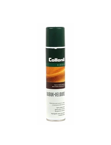 Аерозоль для взуття темно-коричневий Collonil Nubuk + Velours FL, 200 ml(399) - фото 1 - Miraton