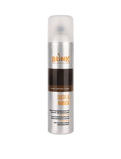 Краска для замши и нубука спрей темно-коричневый - фото 1 - Miraton