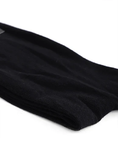 Мужские носки высокие MIRATON хлопковые черные - фото 3 - Miraton