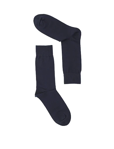 Чоловічі шкарпетки високі MIRATON бавовняні чорні (M-C-CF2 2 pairs) - фото 3 - Miraton