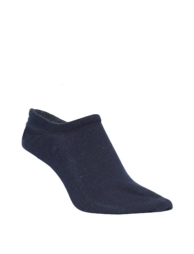 Мужские носки короткие MIRATON хлопковые синие - фото 2 - Miraton