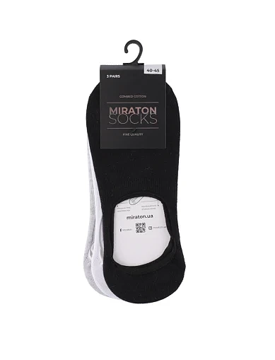 Мужские следы MIRATON хлопковые разноцветные - фото 1 - Miraton