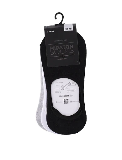 Женские носки MIRATON хлопковые разноцветные - фото 1 - Miraton