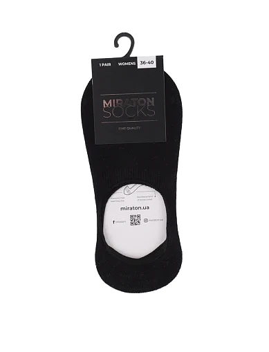Женские носки MIRATON бамбуковые черные - фото 1 - Miraton