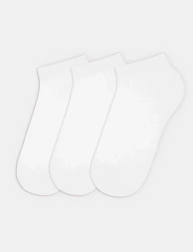 Носки женские хлопковые белые 3 шт. - фото 2 - Miraton