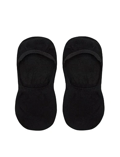 Женские следы Legs SNEAKER COTTON HIGH черные, 2 пары - фото 1 - Miraton