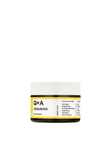 Захисний крем для обличчя з керамідами Q+A, 50g(Захисний крем для обличчя з керамідами Q+A Ceramid) - фото 1 - Miraton