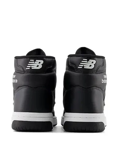 Жіночі черевики хайтопи чорні шкіряні New Balance BB480 (BB480COB) - фото 3 - Miraton
